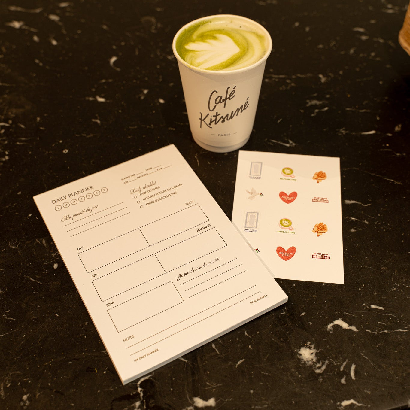 Daily planner : S'organiser autour des prières